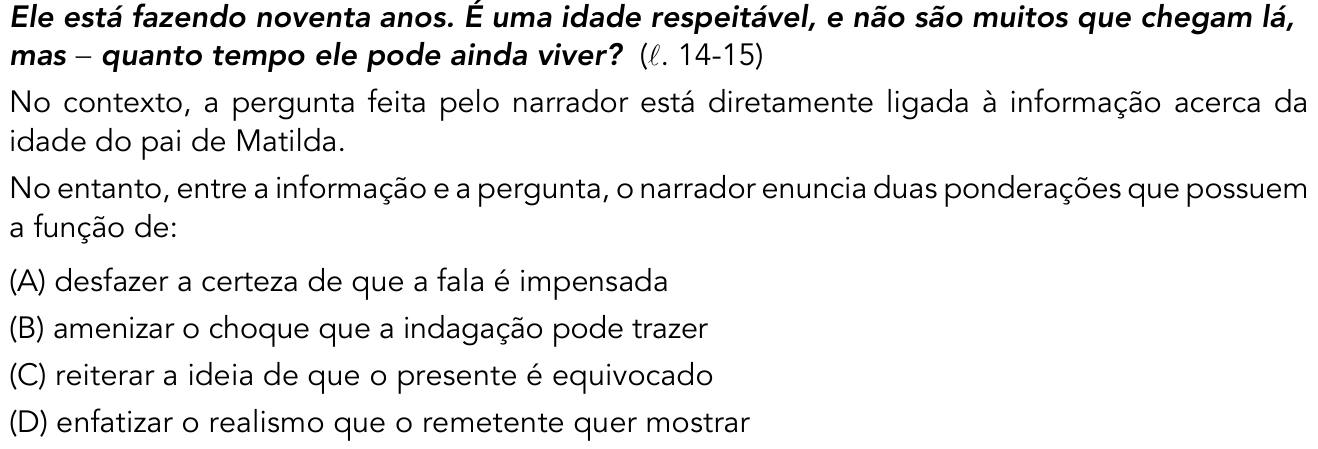 Questão 10 no caderno 2º Exame de Qualificação da UERJ 2014