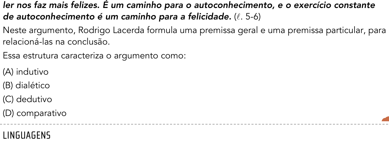 Questão 14 no caderno 2º Exame de Qualificação da UERJ 2014