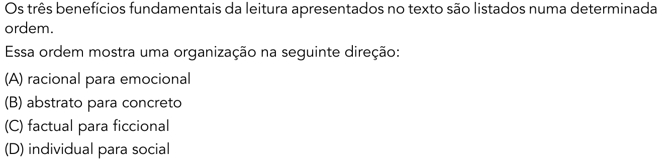 Questão 15 no caderno 2º Exame de Qualificação da UERJ 2014