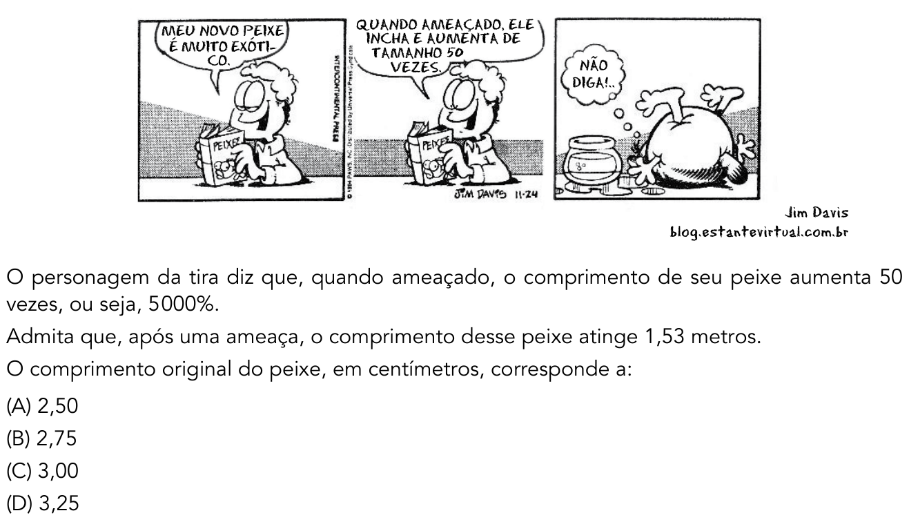 Questão 22 no caderno 2º Exame de Qualificação da UERJ 2014