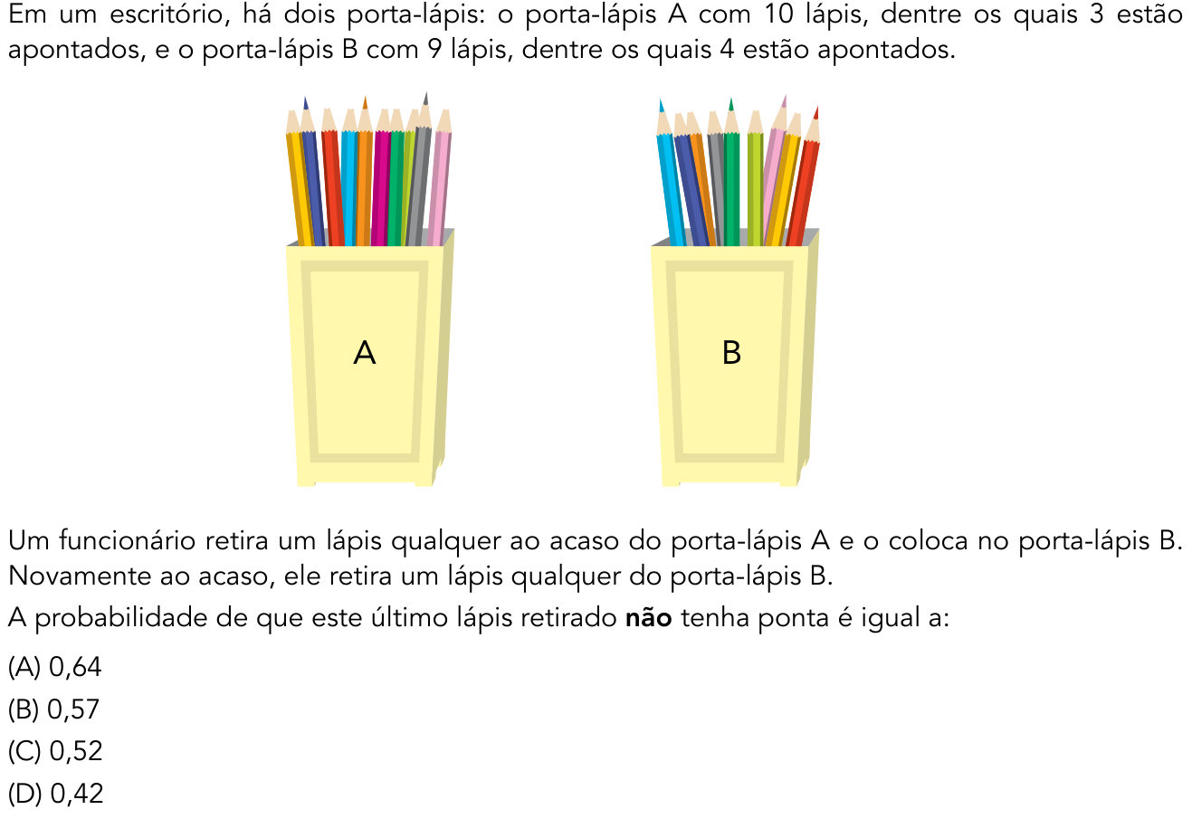 Questão 27 no caderno 2º Exame de Qualificação da UERJ 2014