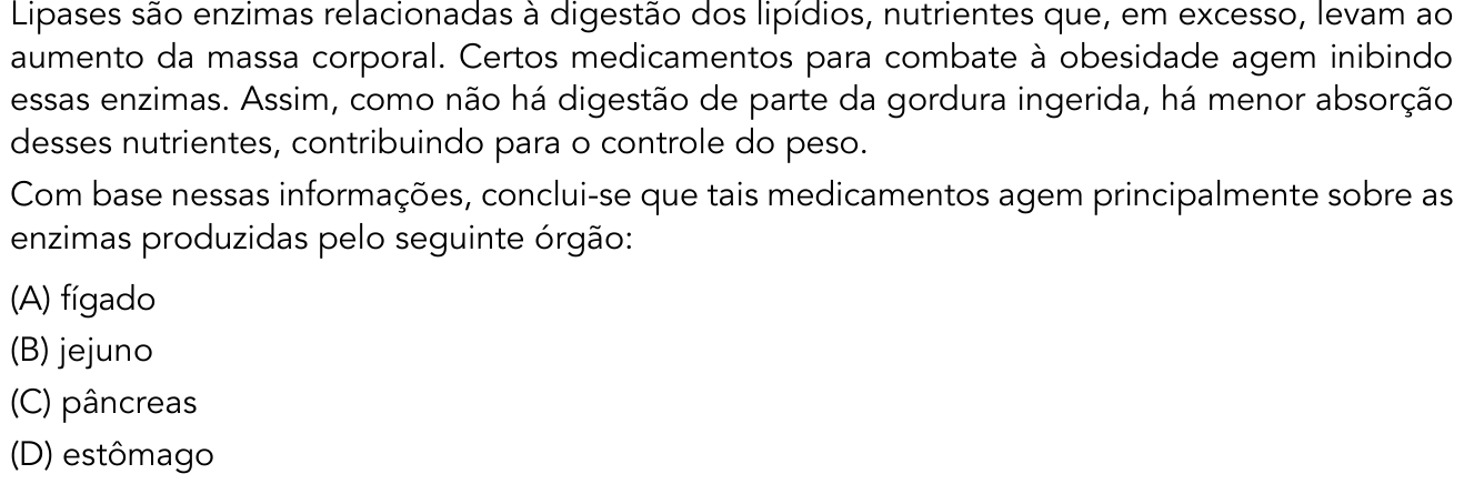 Questão 39 no caderno 2º Exame de Qualificação da UERJ 2014