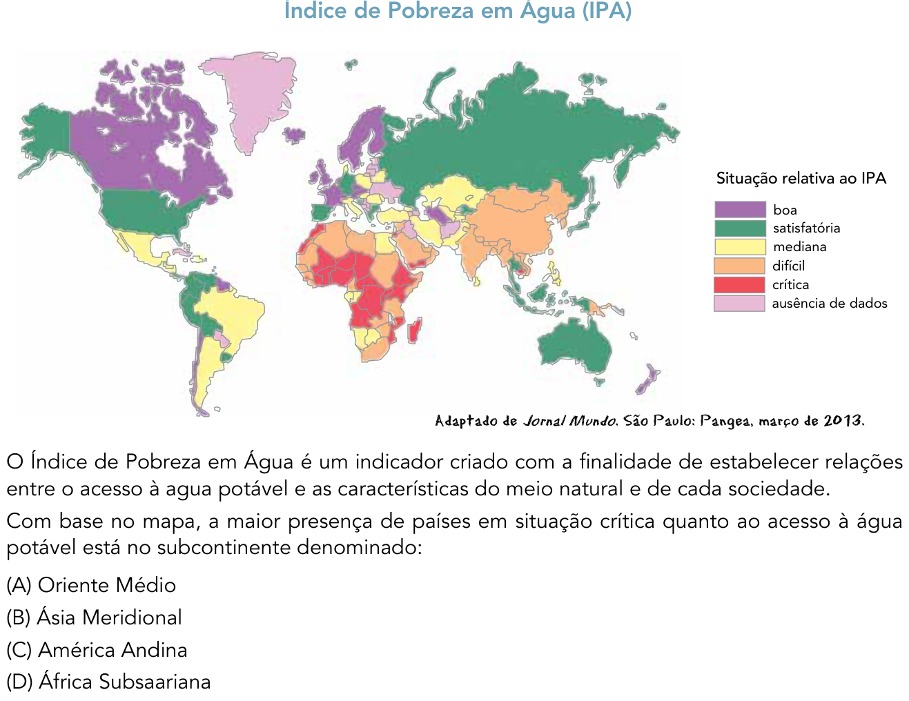 Questão 48 no caderno 2º Exame de Qualificação da UERJ 2014