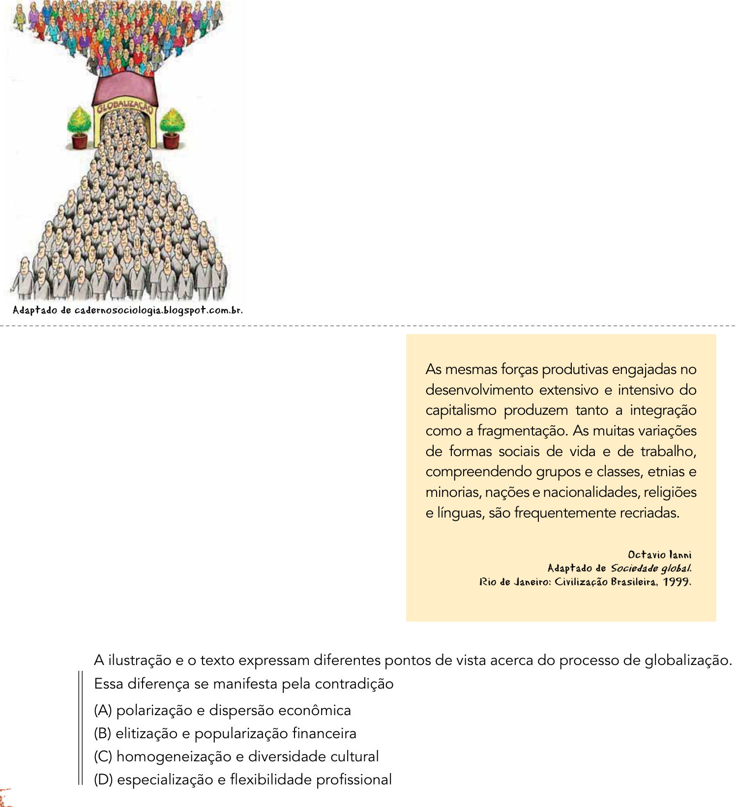 Questão 53 no caderno 2º Exame de Qualificação da UERJ 2014