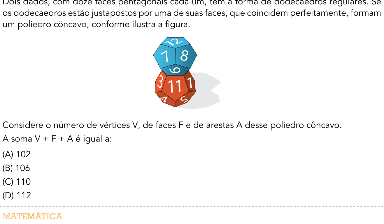 Questão 24 no caderno 1º Exame de Qualificação da UERJ 2016