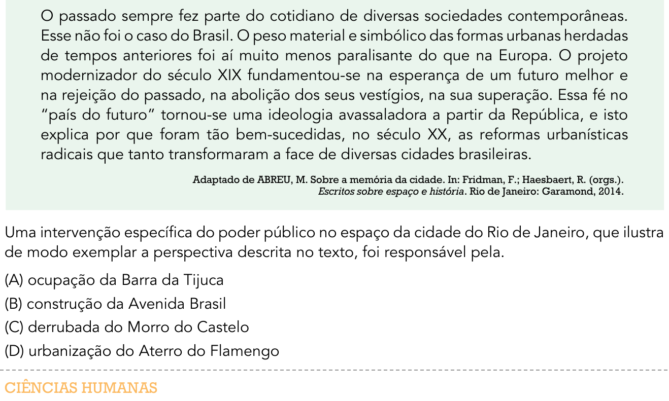 Questão 53 no caderno 1º Exame de Qualificação da UERJ 2016