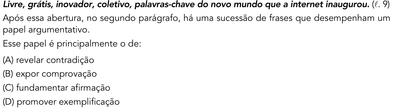 Questão 9 no caderno 2º Exame de Qualificação da UERJ 2016