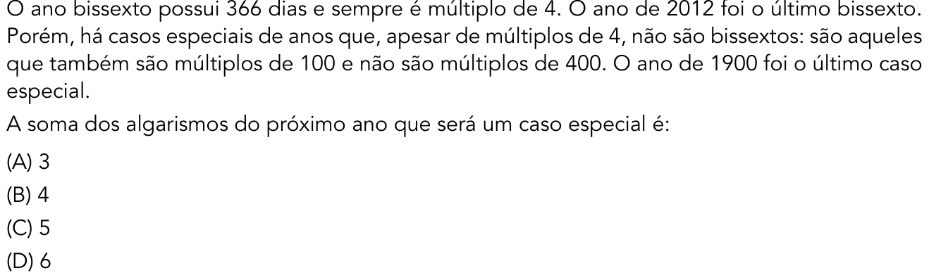 Questão 22 no caderno 2º Exame de Qualificação da UERJ 2016