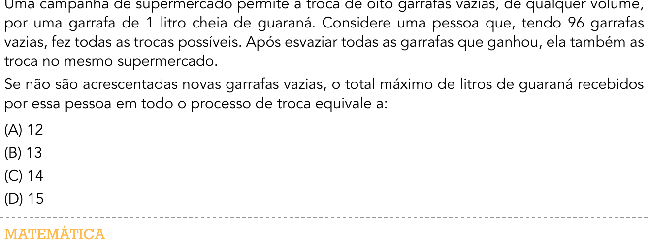 Questão 24 no caderno 2º Exame de Qualificação da UERJ 2016