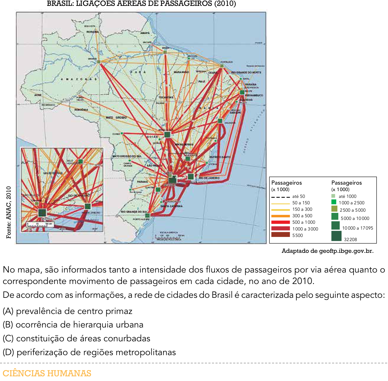 Questão 46 no caderno 2º Exame de Qualificação da UERJ 2016