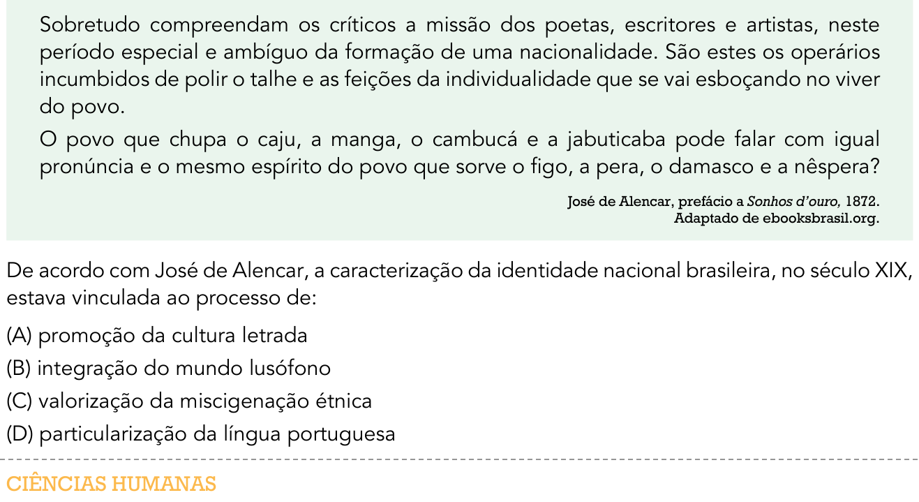 Questão 56 no caderno 2º Exame de Qualificação da UERJ 2016