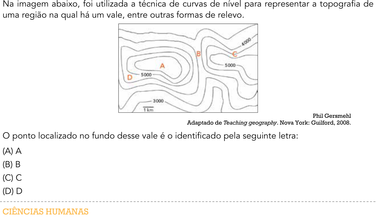 Questão 59 no caderno 2º Exame de Qualificação da UERJ 2016