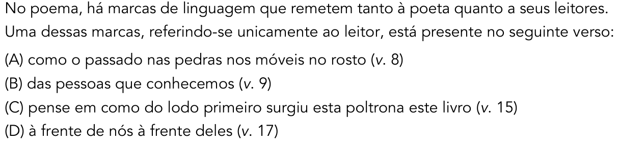 Questão 7 no caderno 1º Exame de Qualificação da UERJ 2017