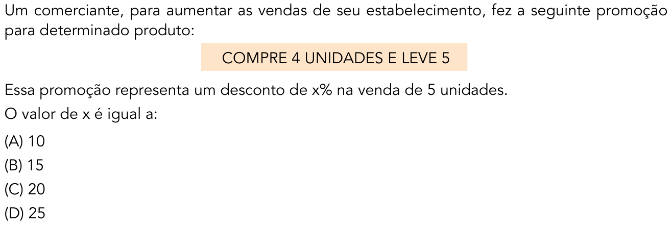 Questão 22 no caderno 1º Exame de Qualificação da UERJ 2017
