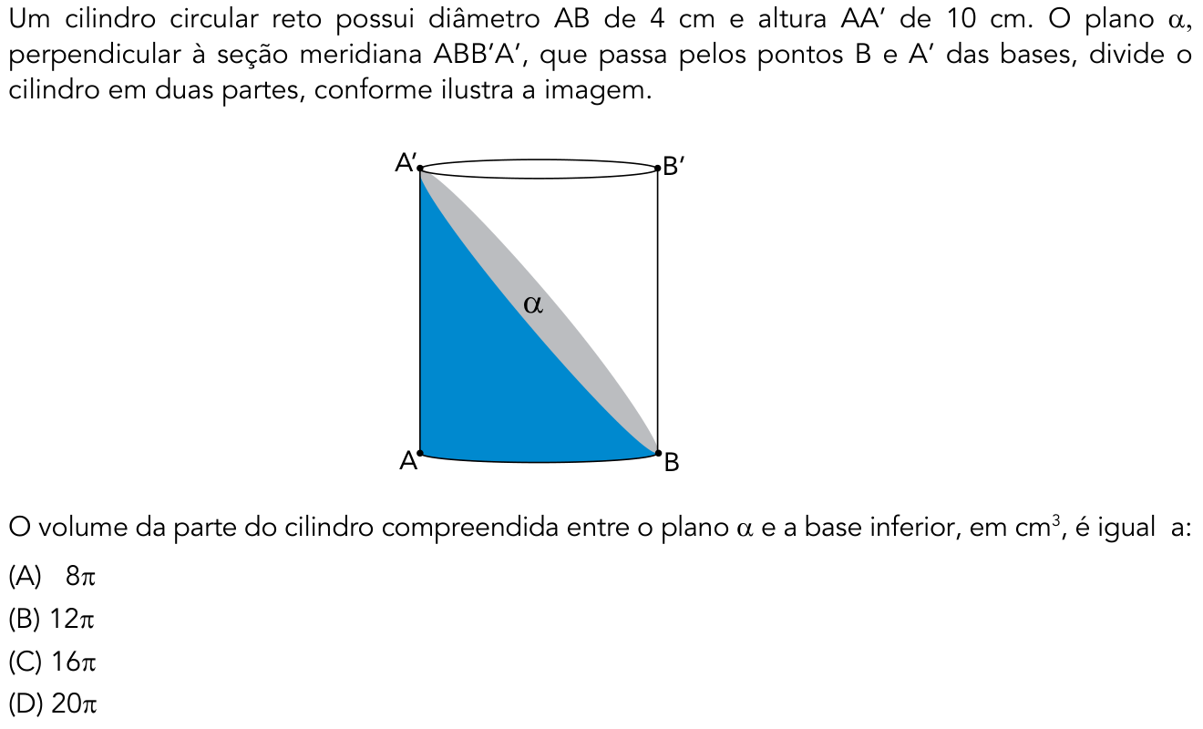 Questão 25 no caderno 1º Exame de Qualificação da UERJ 2017