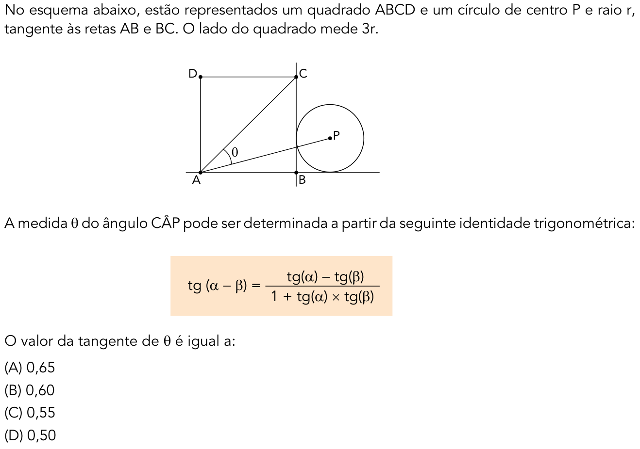 Questão 27 no caderno 1º Exame de Qualificação da UERJ 2017