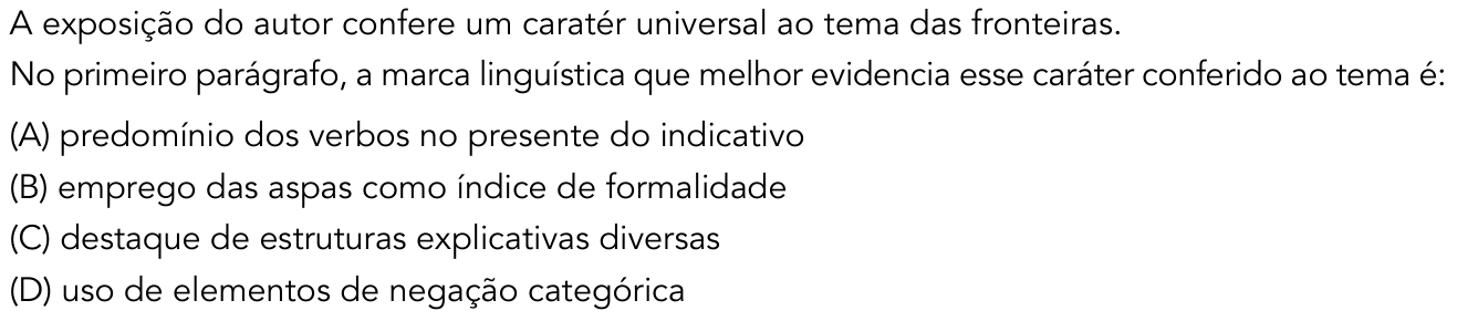 Questão 12 no caderno 2º Exame de Qualificação da UERJ 2017