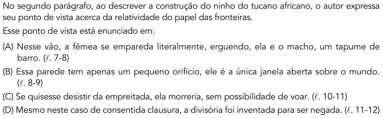 Questão 13 no caderno 2º Exame de Qualificação da UERJ 2017