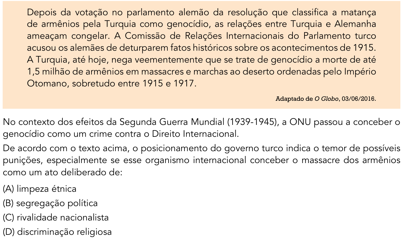 Questão 46 no caderno 2º Exame de Qualificação da UERJ 2017