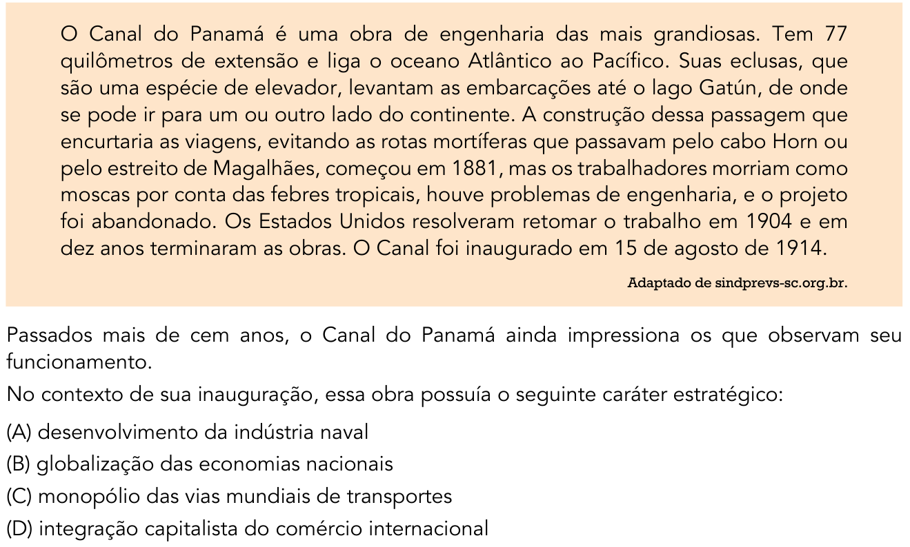 Questão 56 no caderno 2º Exame de Qualificação da UERJ 2017