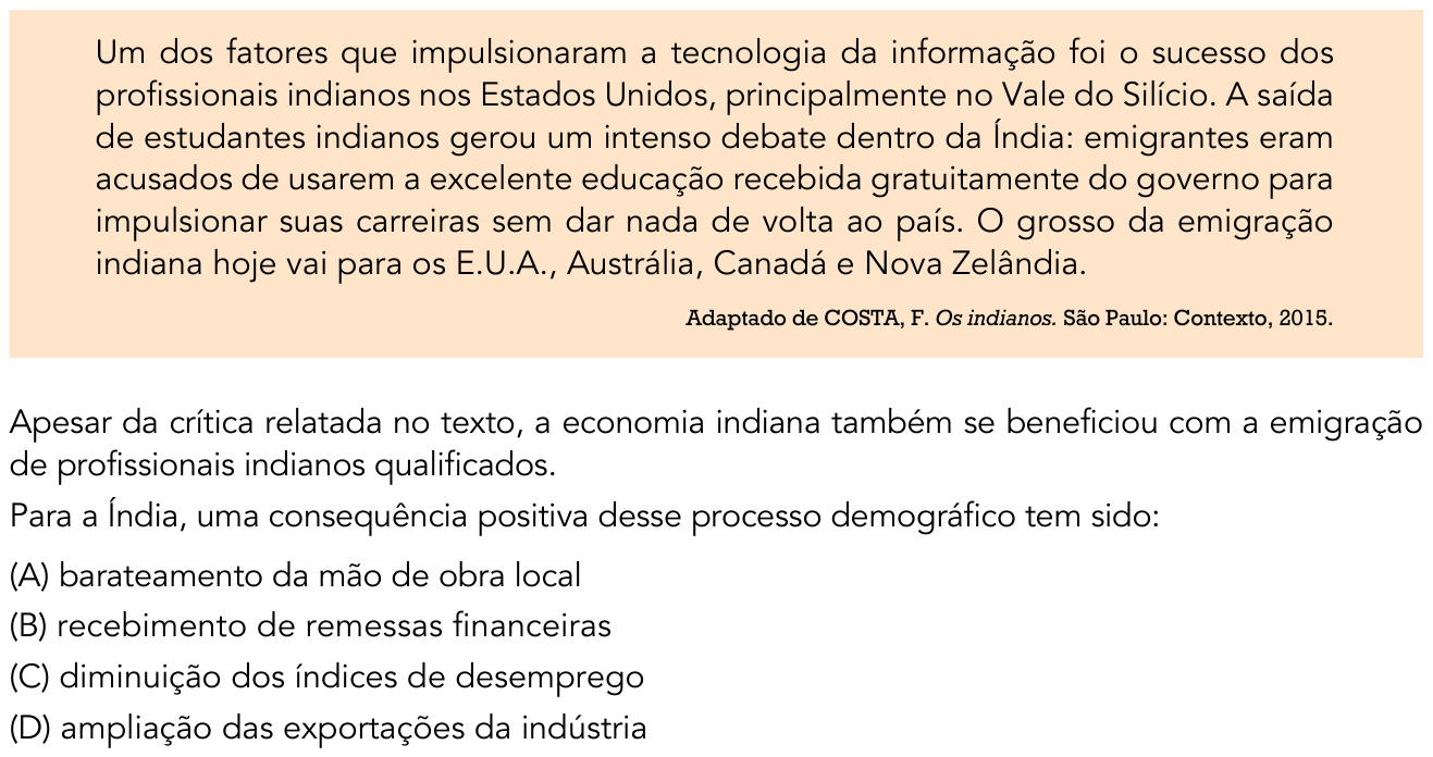 Questão 59 no caderno 2º Exame de Qualificação da UERJ 2017