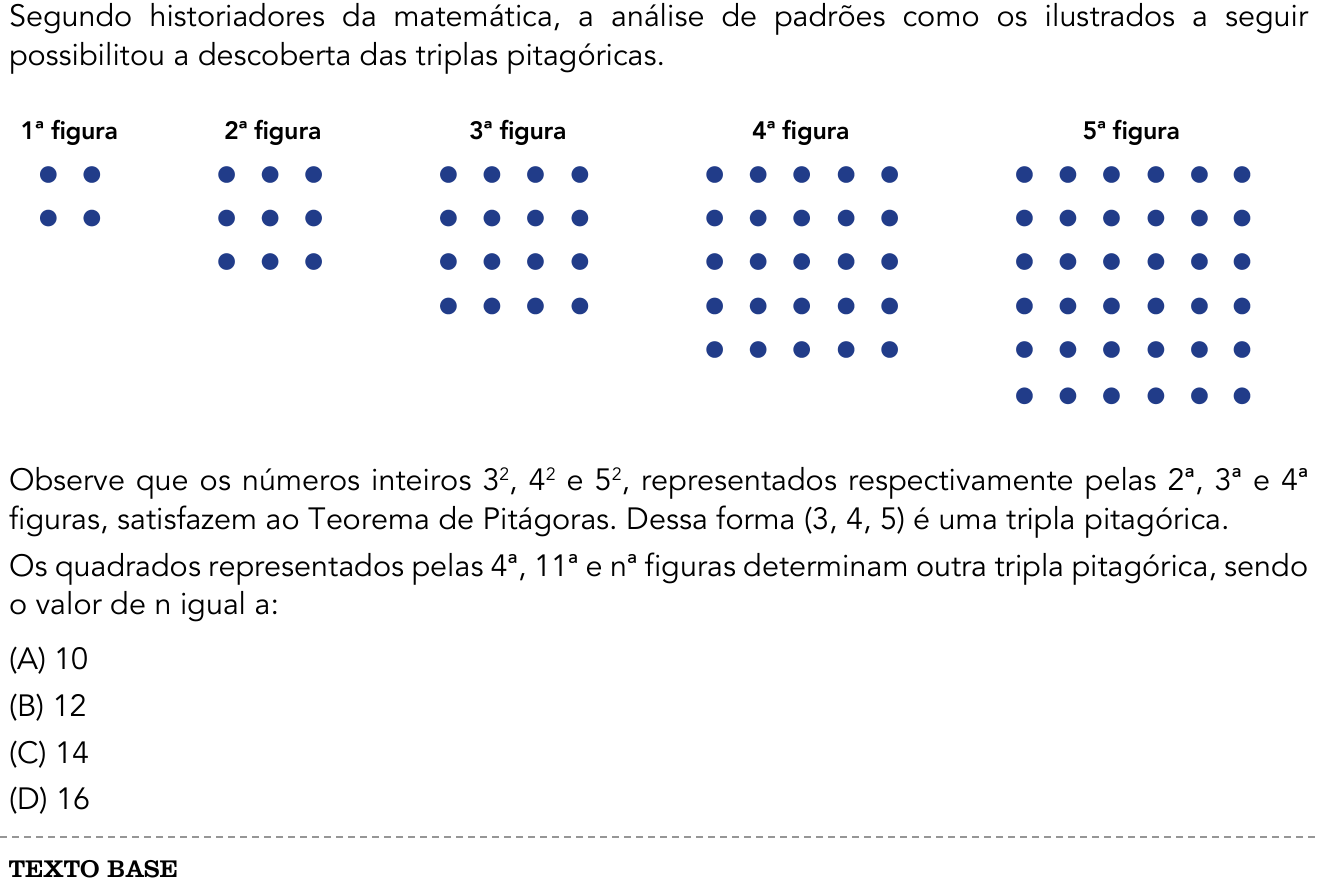 Questão 5 no caderno 1º Exame de Qualificação da UERJ 2018