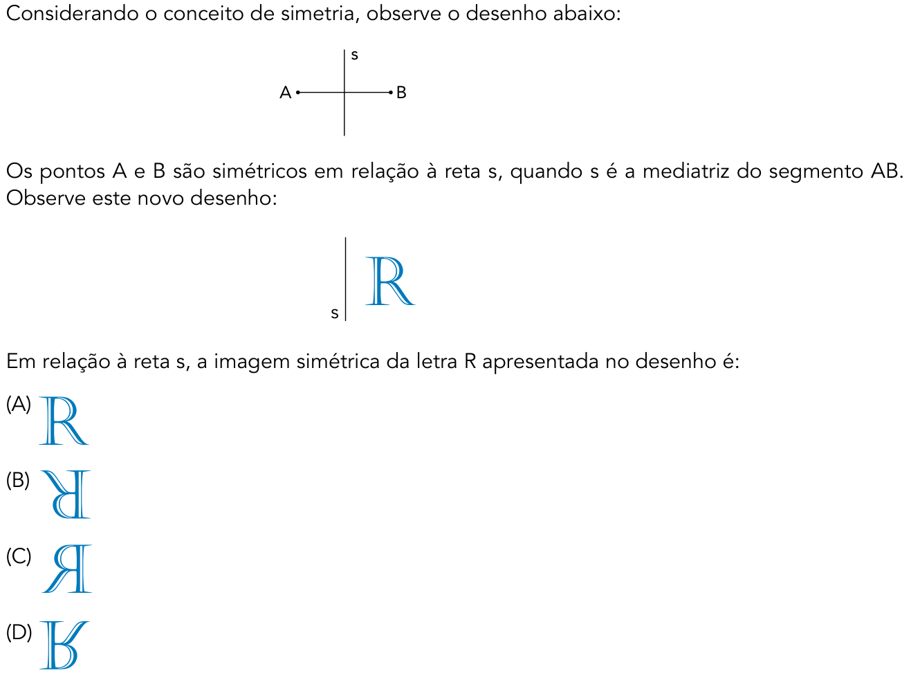 Questão 6 no caderno 1º Exame de Qualificação da UERJ 2018