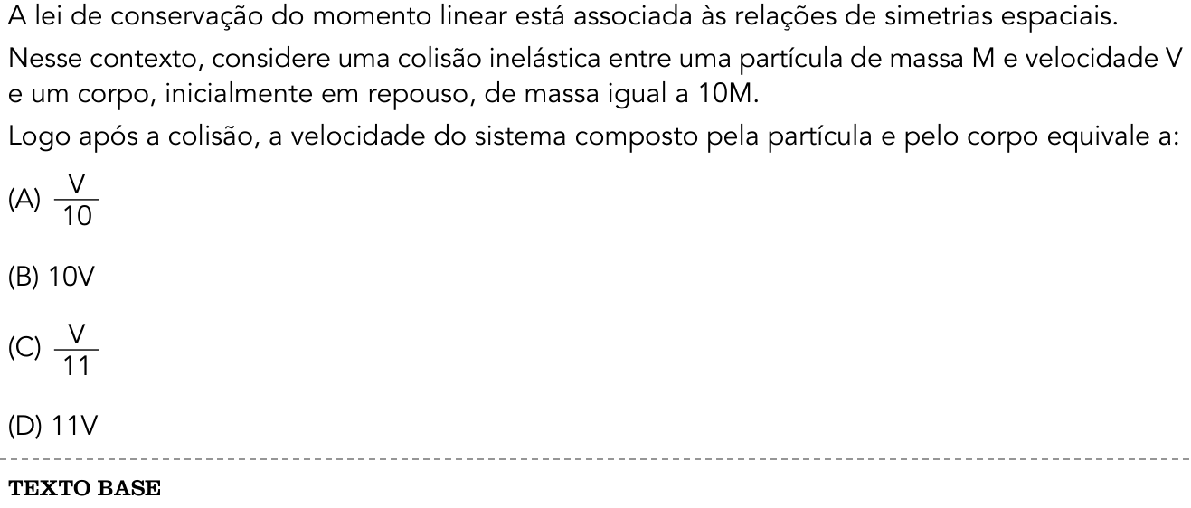 Questão 7 no caderno 1º Exame de Qualificação da UERJ 2018