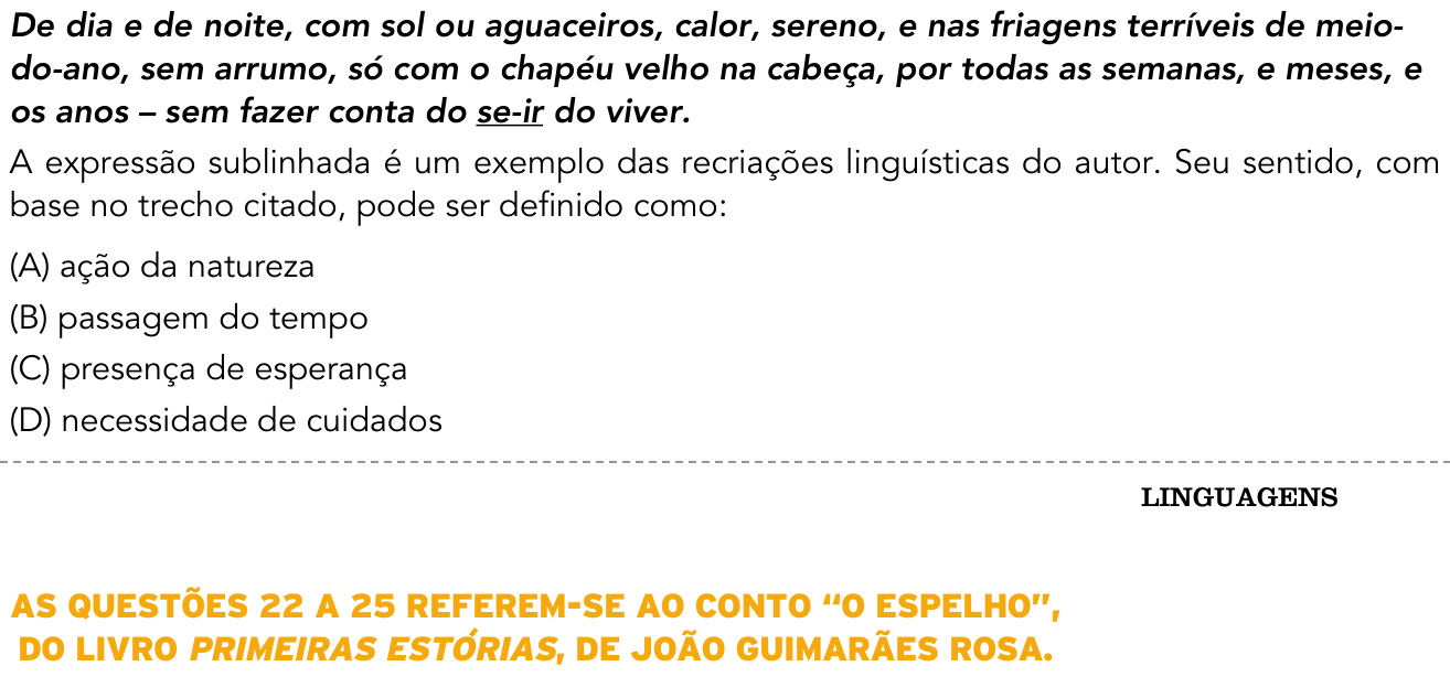 Questão 21 no caderno 1º Exame de Qualificação da UERJ 2018