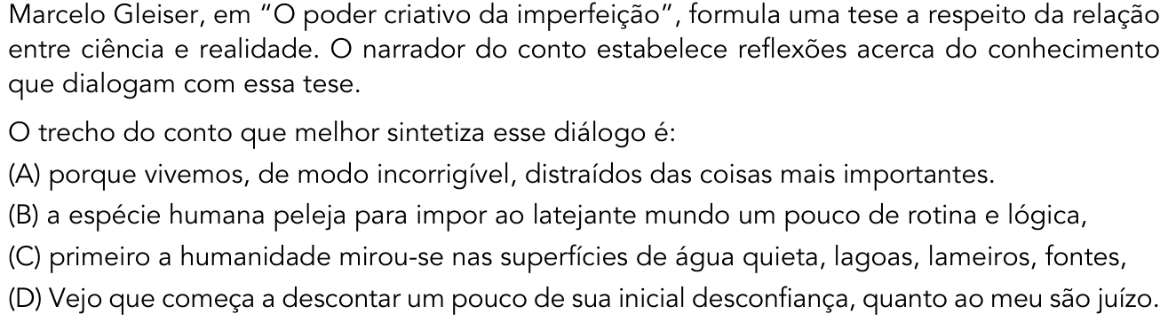 Questão 23 no caderno 1º Exame de Qualificação da UERJ 2018