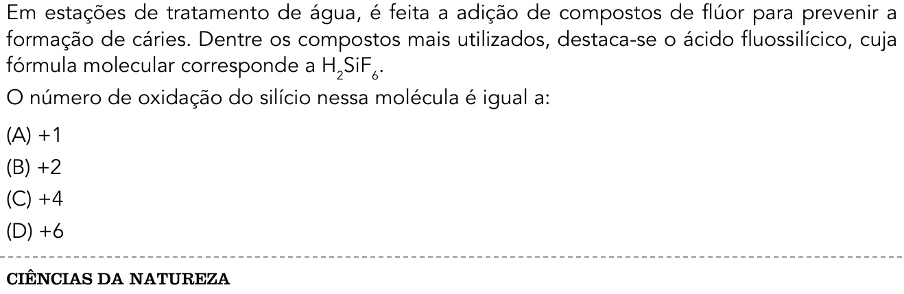 Questão 41 no caderno 1º Exame de Qualificação da UERJ 2018