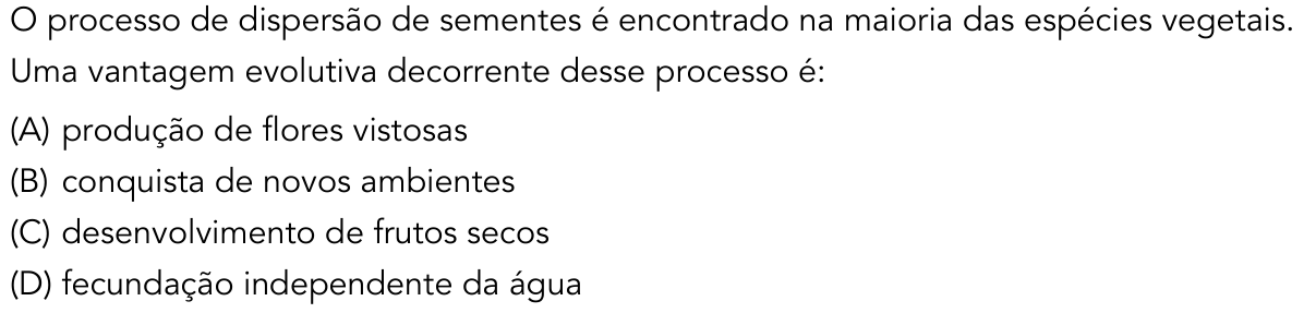 Questão 44 no caderno 1º Exame de Qualificação da UERJ 2018