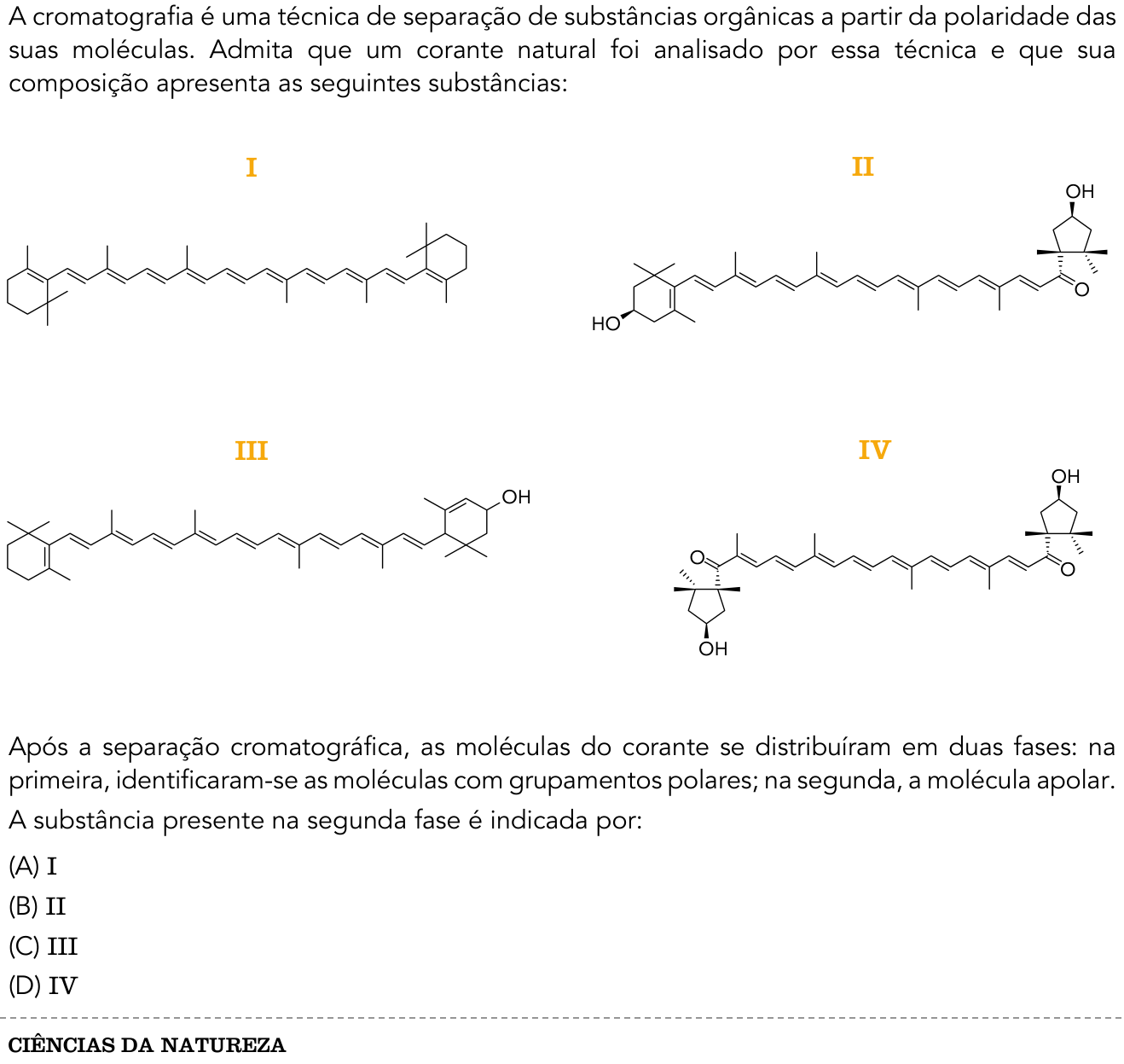 Questão 45 no caderno 1º Exame de Qualificação da UERJ 2018