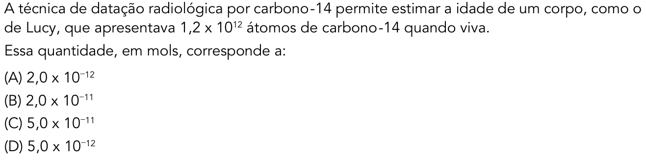 Questão 6 no caderno 2º Exame de Qualificação da UERJ 2018
