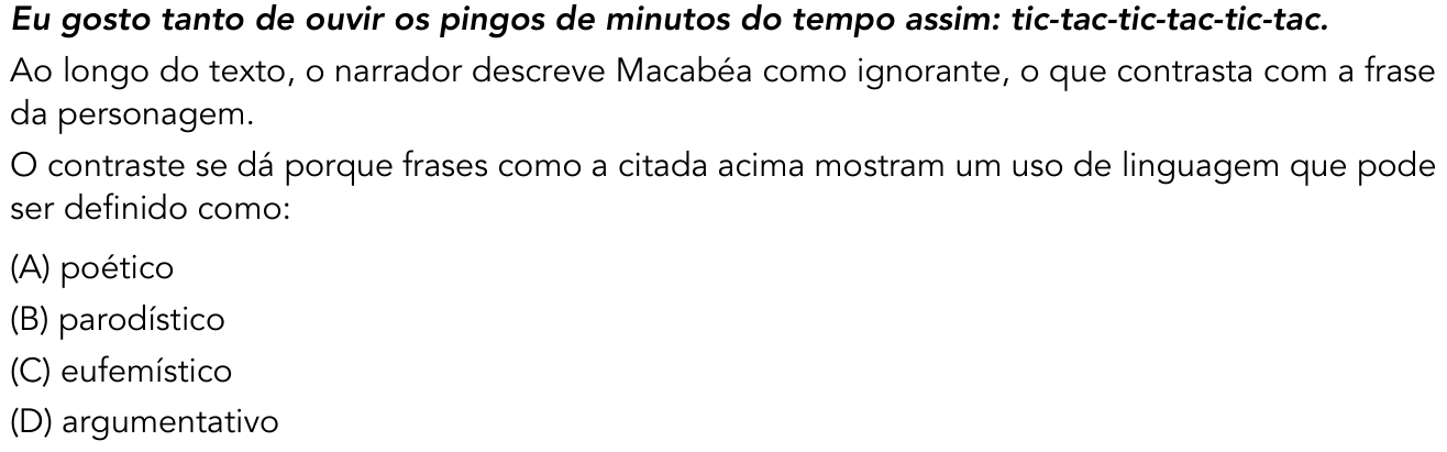 Questão 22 no caderno 2º Exame de Qualificação da UERJ 2018