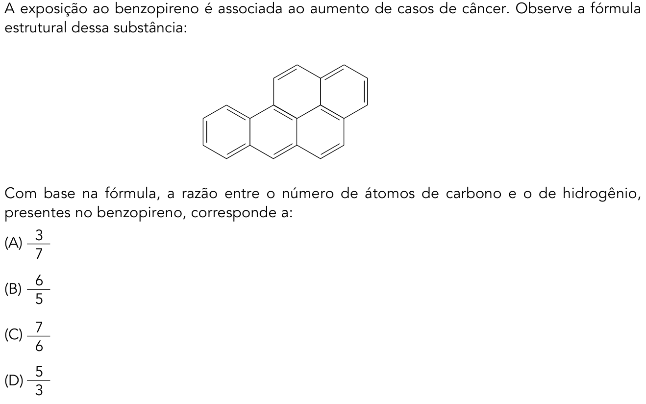 Questão 41 no caderno 2º Exame de Qualificação da UERJ 2018
