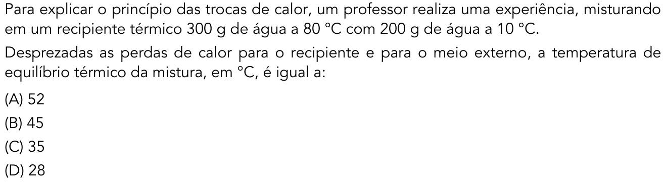 Questão 42 no caderno 2º Exame de Qualificação da UERJ 2018