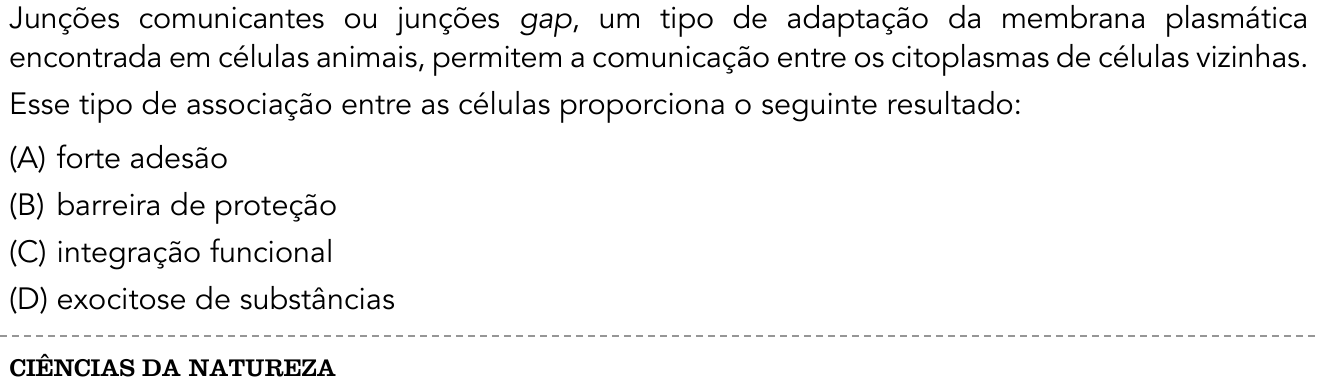 Questão 43 no caderno 2º Exame de Qualificação da UERJ 2018