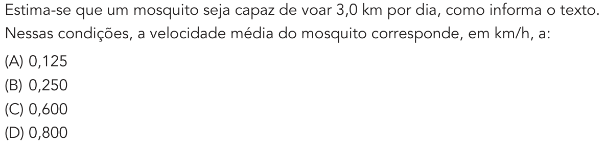 Questão 6 no caderno 1º Exame de Qualificação da UERJ 2019