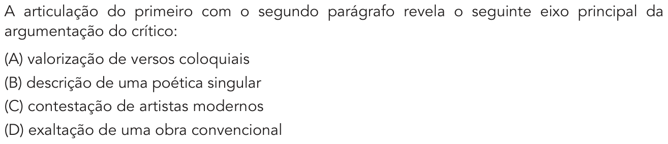 Questão 13 no caderno 1º Exame de Qualificação da UERJ 2019