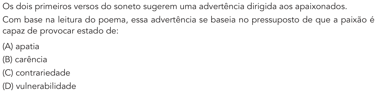Questão 19 no caderno 1º Exame de Qualificação da UERJ 2019