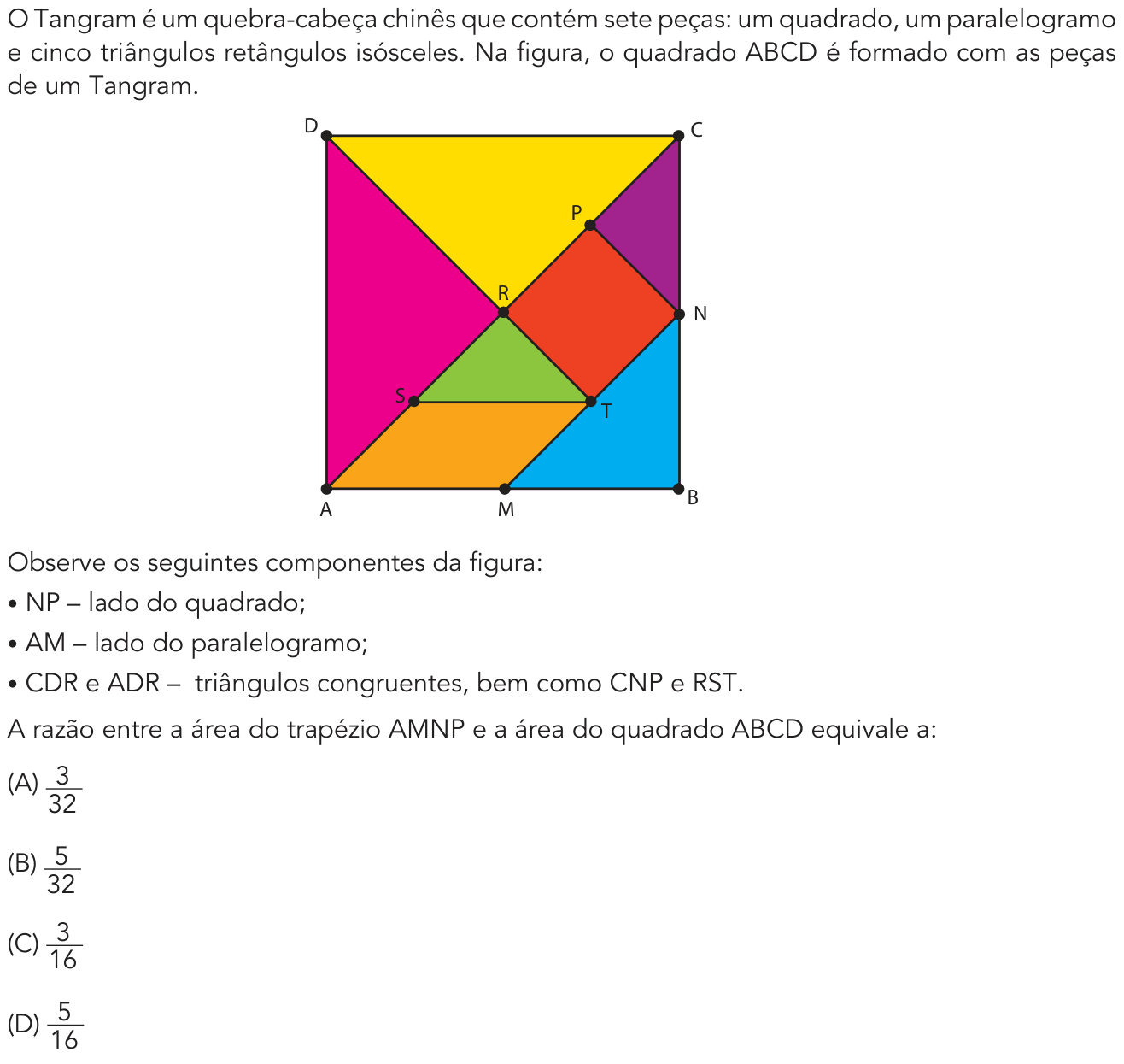 Questão 34 no caderno 1º Exame de Qualificação da UERJ 2019