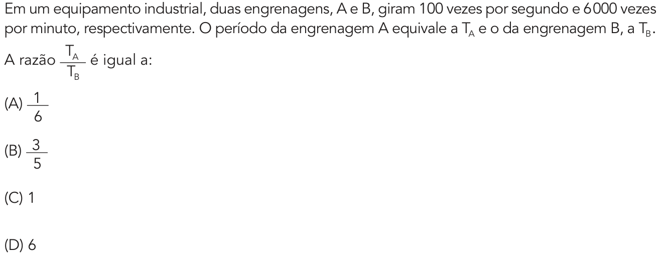 Questão 39 no caderno 1º Exame de Qualificação da UERJ 2019