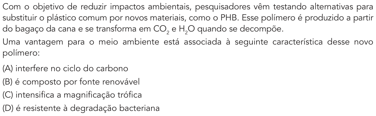 Questão 44 no caderno 1º Exame de Qualificação da UERJ 2019