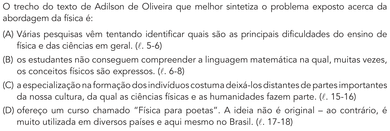 Questão 2 no caderno 2º Exame de Qualificação da UERJ 2019