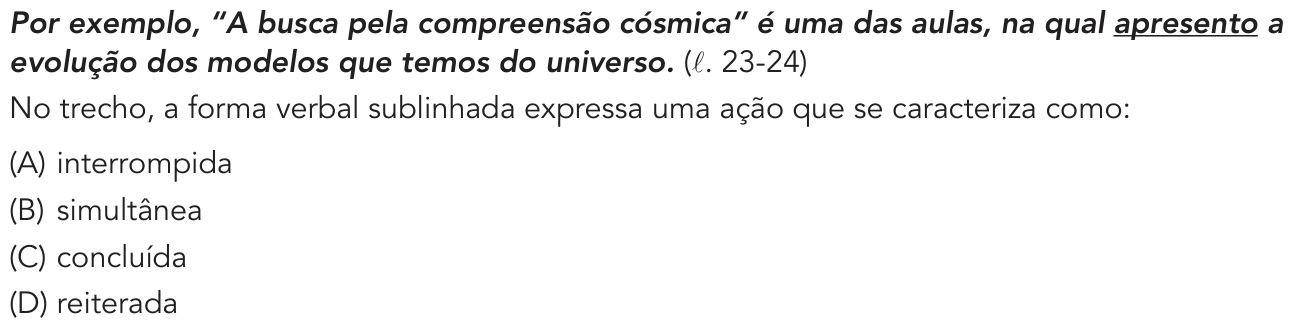 Questão 4 no caderno 2º Exame de Qualificação da UERJ 2019