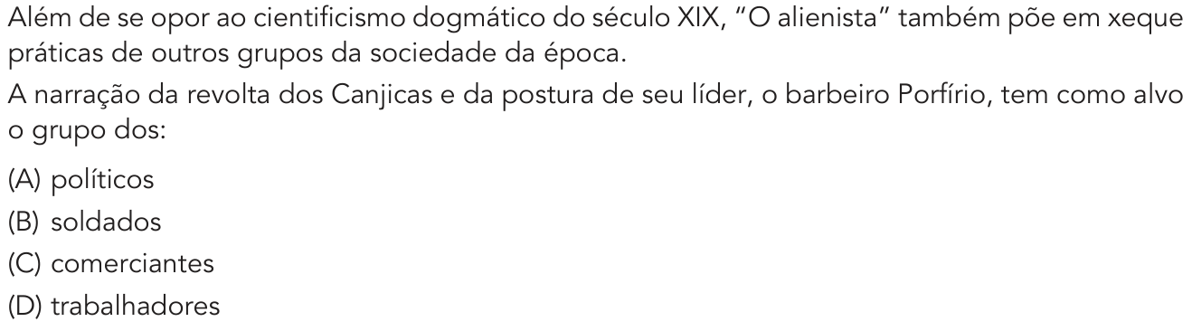 Questão 22 no caderno 2º Exame de Qualificação da UERJ 2019