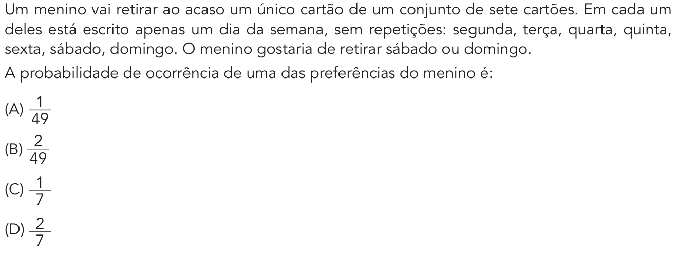 Questão 33 no caderno 2º Exame de Qualificação da UERJ 2019