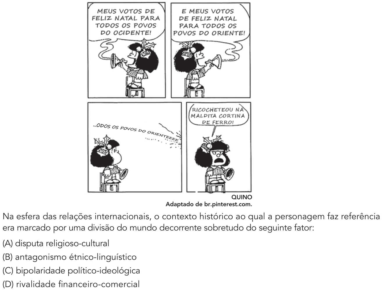 Questão 49 no caderno 2º Exame de Qualificação da UERJ 2019