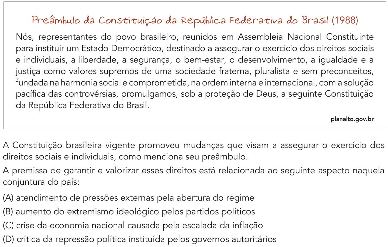Questão 53 no caderno 2º Exame de Qualificação da UERJ 2019